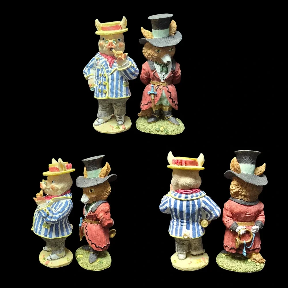 The Victorian Collection Easter Figurines Set of 8 Animal Characters VA01 - VA08